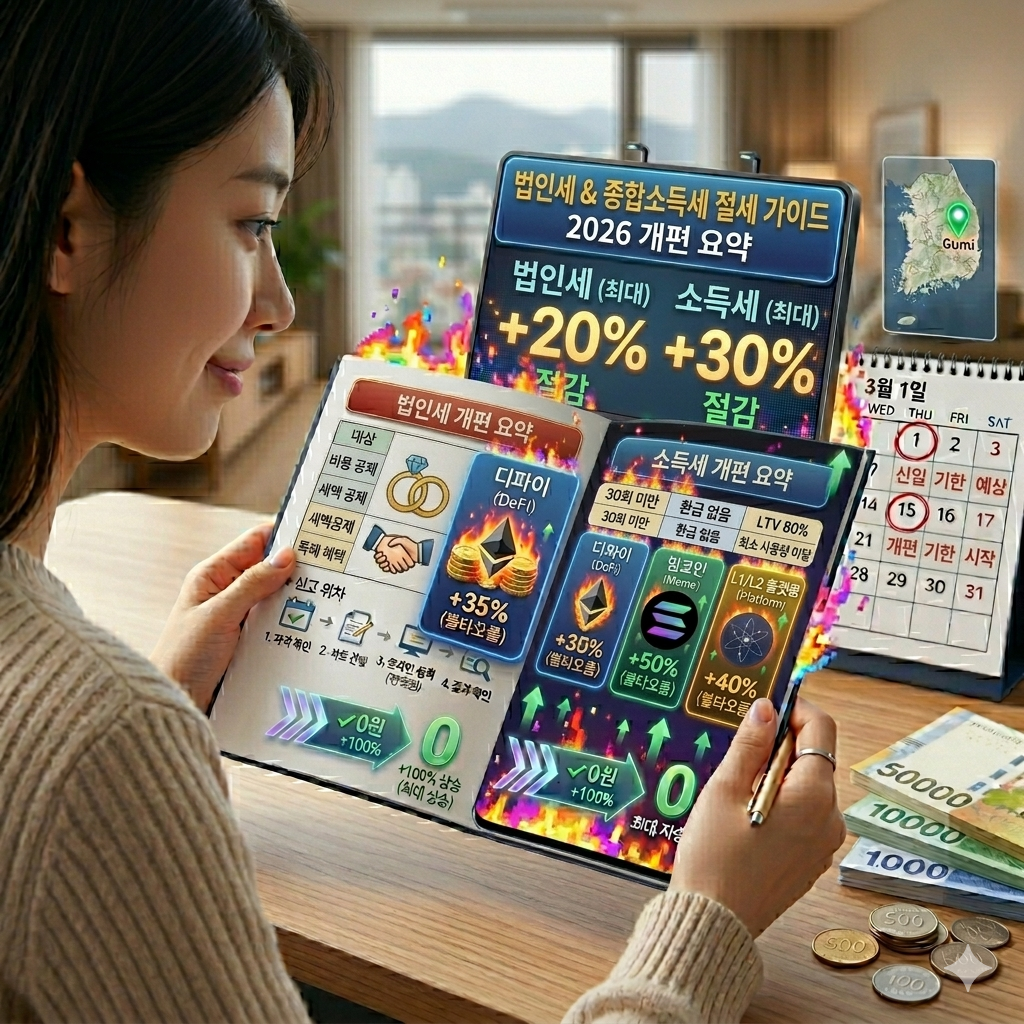 2026년 법인세 및 종합소득세 절세 가이드